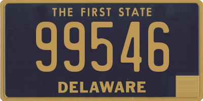 DE license plate 99546