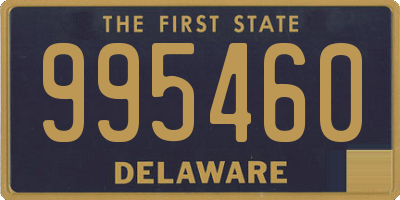 DE license plate 995460