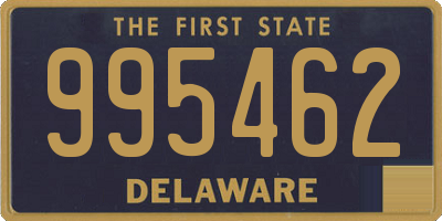 DE license plate 995462