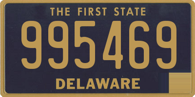 DE license plate 995469