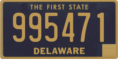 DE license plate 995471