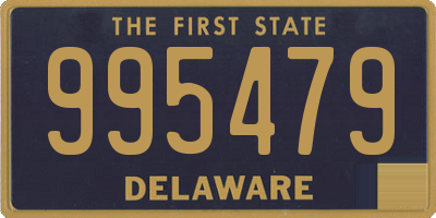 DE license plate 995479