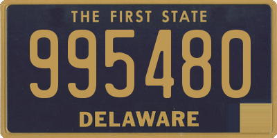 DE license plate 995480