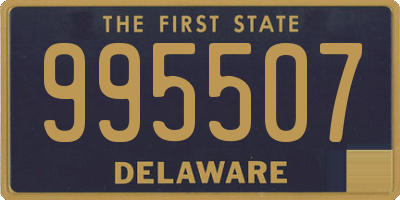 DE license plate 995507