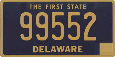 DE license plate 99552