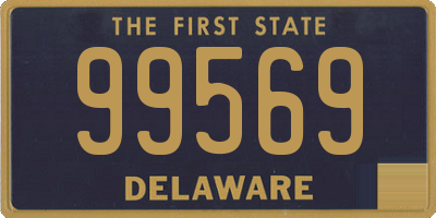 DE license plate 99569