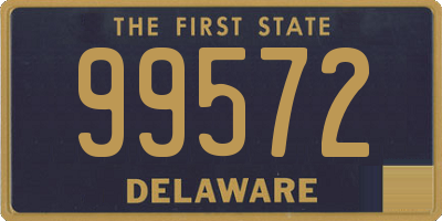 DE license plate 99572