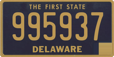 DE license plate 995937