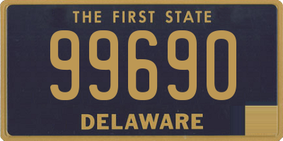 DE license plate 99690