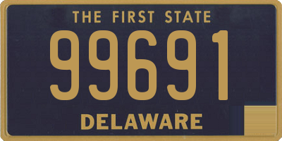 DE license plate 99691