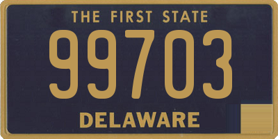 DE license plate 99703