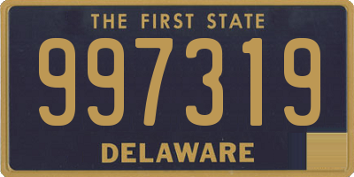 DE license plate 997319