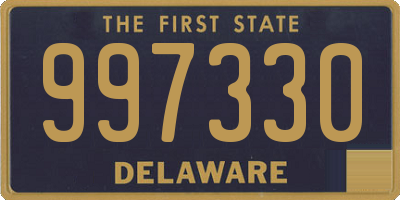 DE license plate 997330