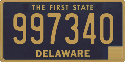 DE license plate 997340