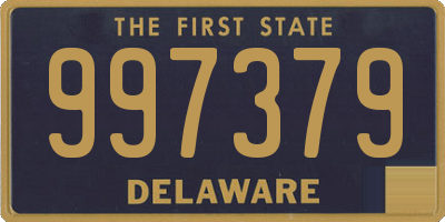 DE license plate 997379