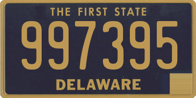 DE license plate 997395