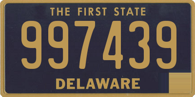 DE license plate 997439