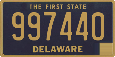 DE license plate 997440