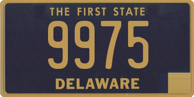 DE license plate 9975