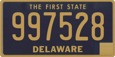 DE license plate 997528