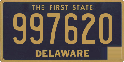 DE license plate 997620