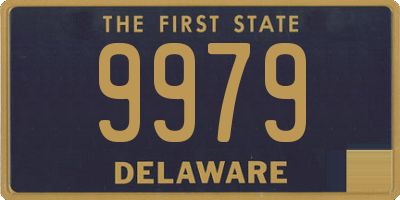 DE license plate 9979