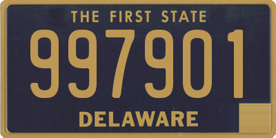 DE license plate 997901