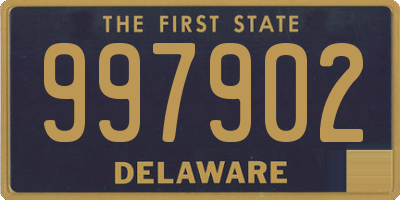 DE license plate 997902