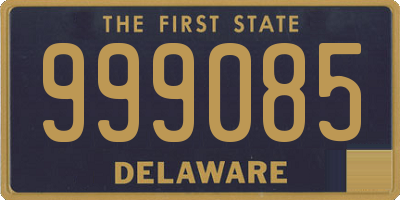 DE license plate 999085