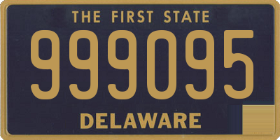 DE license plate 999095