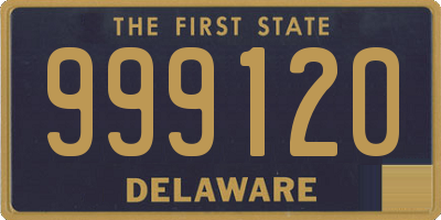 DE license plate 999120