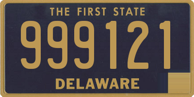 DE license plate 999121