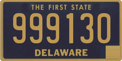 DE license plate 999130