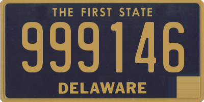 DE license plate 999146