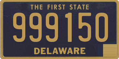 DE license plate 999150