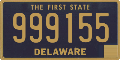 DE license plate 999155