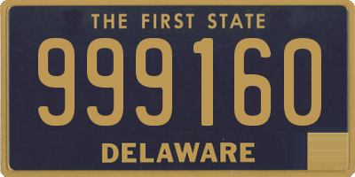 DE license plate 999160