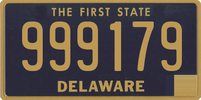 DE license plate 999179