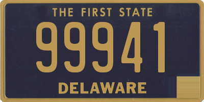 DE license plate 99941