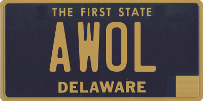 DE license plate AWOL