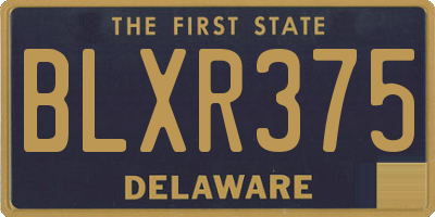 DE license plate BLXR375