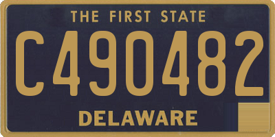 DE license plate C490482