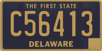 DE license plate C56413