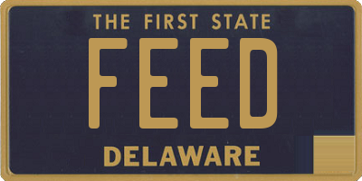 DE license plate FEED