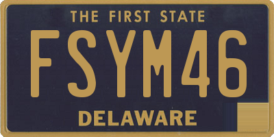 DE license plate FSYM46