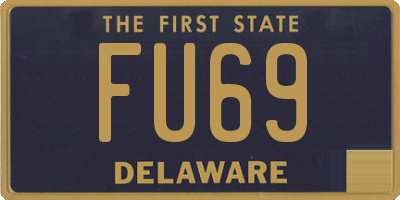 DE license plate FU69