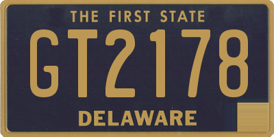 DE license plate GT2178
