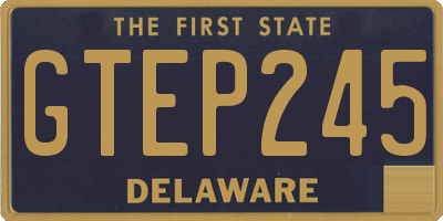 DE license plate GTEP245