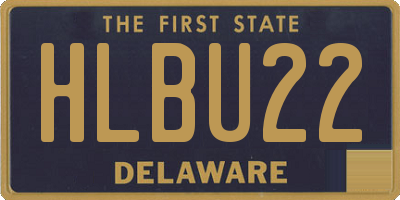DE license plate HLBU22