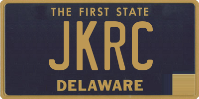 DE license plate JKRC